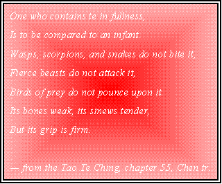 from chapter 55 of the Tao Te Ching, Chen translation
