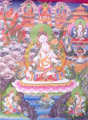 White Tara as essence of the three Buddhas