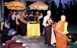 Respectfully sending the Venerable Master off to the Sagely City of Ten Thousand Buddhas